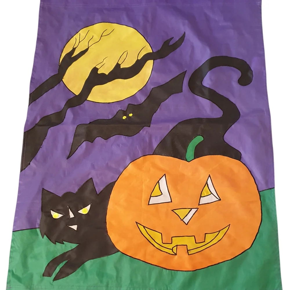 Vintage 1990s Garden Flag Lot of 9 + Bonus - Disney, Peanuts, Holiday- READ DESC